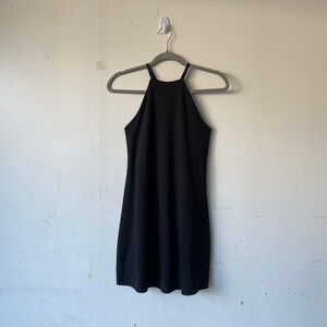 Madewell Black Soft Stretchy Flex Fitness Athletic Crisscross Back Dress Size XS